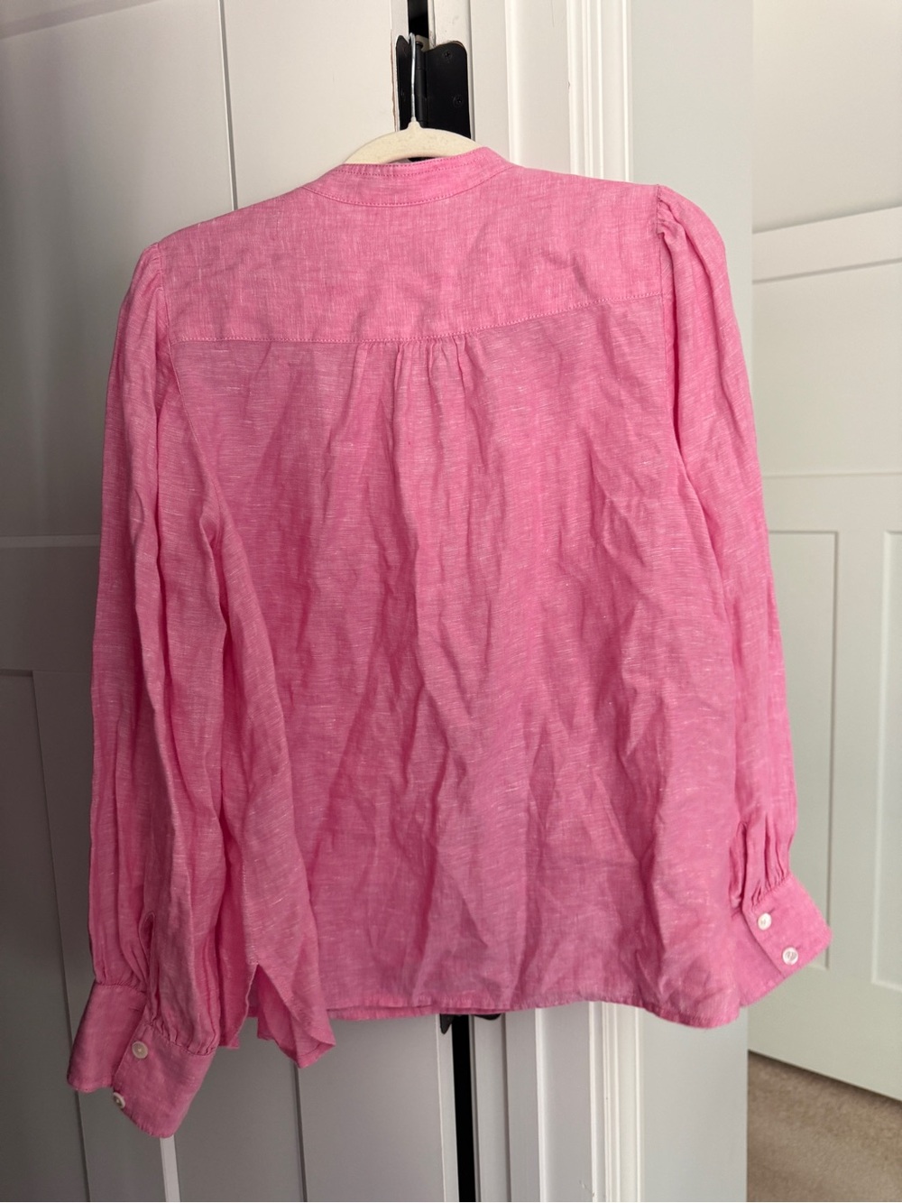 J. McLaughlin pink linen NWOT top - Picture 4 of 4